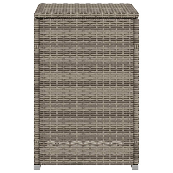 Poly Rattan Propan Tank Verstecktisch Grau 40x40x60cm
