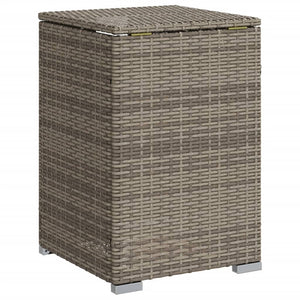 Poly Rattan Propan Tank Verstecktisch Grau 40x40x60cm