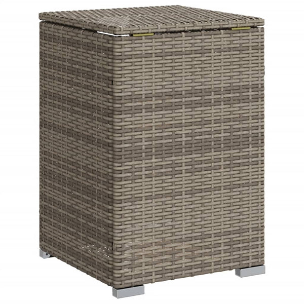 Poly Rattan Propan Tank Verstecktisch Grau 40x40x60cm