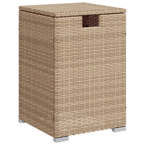 Propan Tank Verstecktisch Beige Poly Rattan