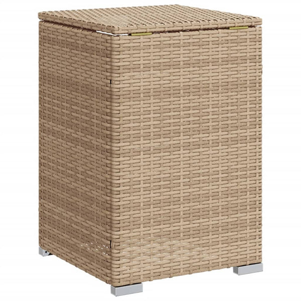 Propan Tank Verstecktisch Beige Poly Rattan