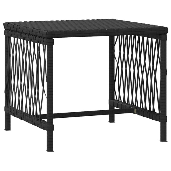 Sonnenliege 3er Set Schwarz & Creme