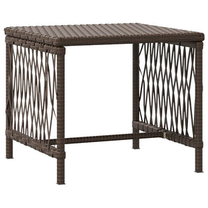 vidaXL Bain de soleil 3 pcs Marron et blanc crème 200 x 55 x 92 cm