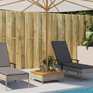 Schirmständer Verkleidung Grau Akazie 70x70 cm