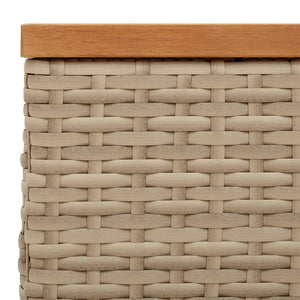 Sonnenschirmständer-Verkleidung Beige Akazie 70x70 cm