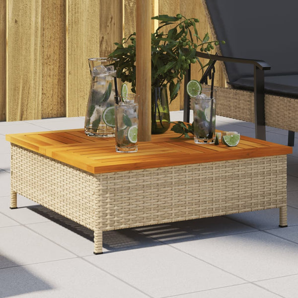 Sonnenschirmständer-Verkleidung Beige Akazie 70x70 cm