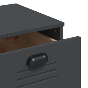 Kommode VIKEN Anthrazit Holz