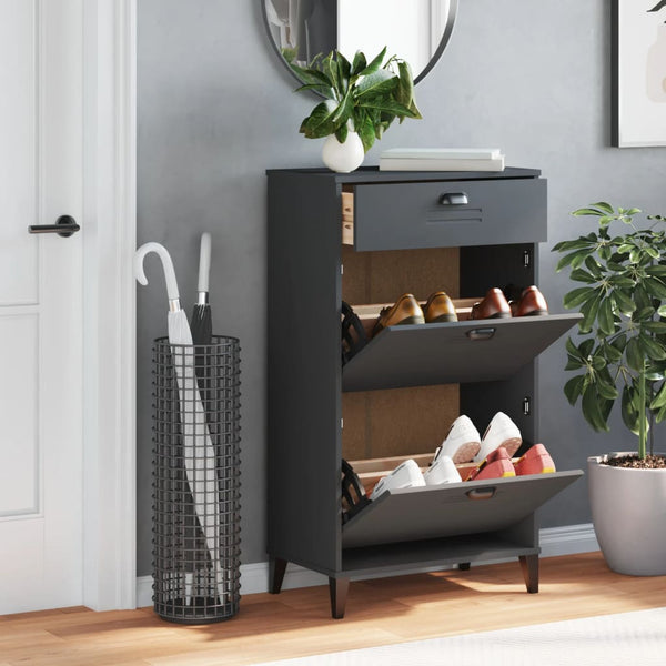 Anthrazit Schuhschrank VIKEN