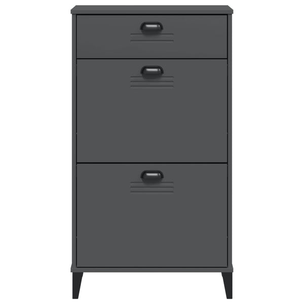 Anthrazit Schuhschrank VIKEN