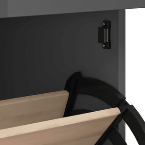 Anthrazit Schuhschrank VIKEN