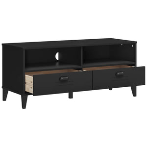 Schwarzer Schuhschrank VIKEN