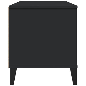 Schwarzer Schuhschrank VIKEN