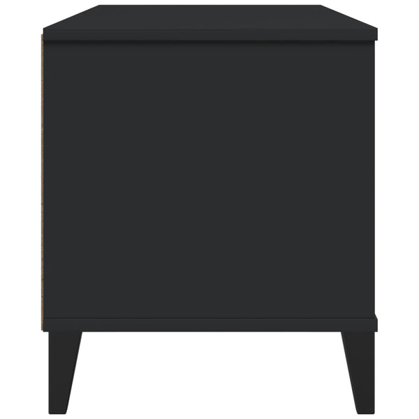 Schwarzer Schuhschrank VIKEN