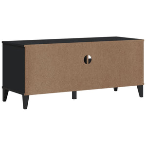 Schwarzer Schuhschrank VIKEN
