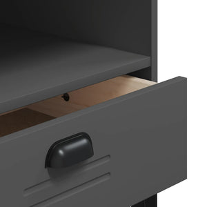 Anthrazit TV-Schrank VIKEN Holzwerkstoff