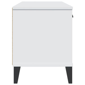 Schuhbank Weiß Holzwerkstoff 106 cm