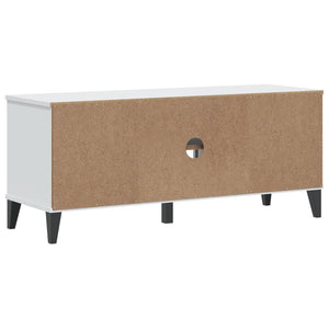 Schuhbank Weiß Holzwerkstoff 106 cm
