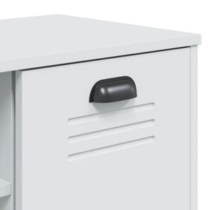 Schuhbank Weiß Holzwerkstoff 106 cm