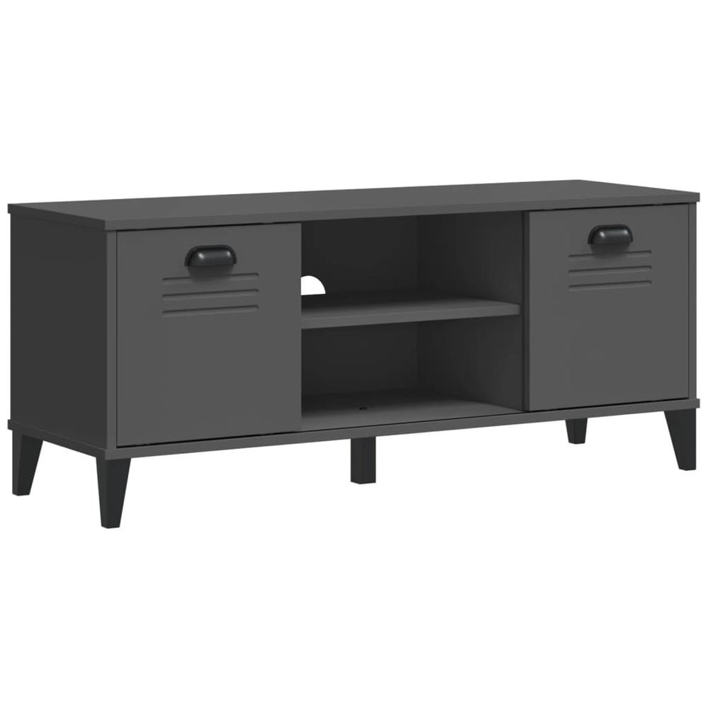 Schuhbank Anthrazit 106 cm Holzwerkstoff