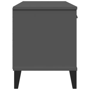 Schuhbank Anthrazit 106 cm Holzwerkstoff