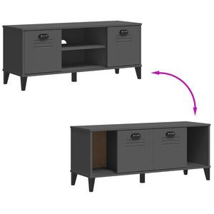 Schuhbank Anthrazit 106 cm Holzwerkstoff