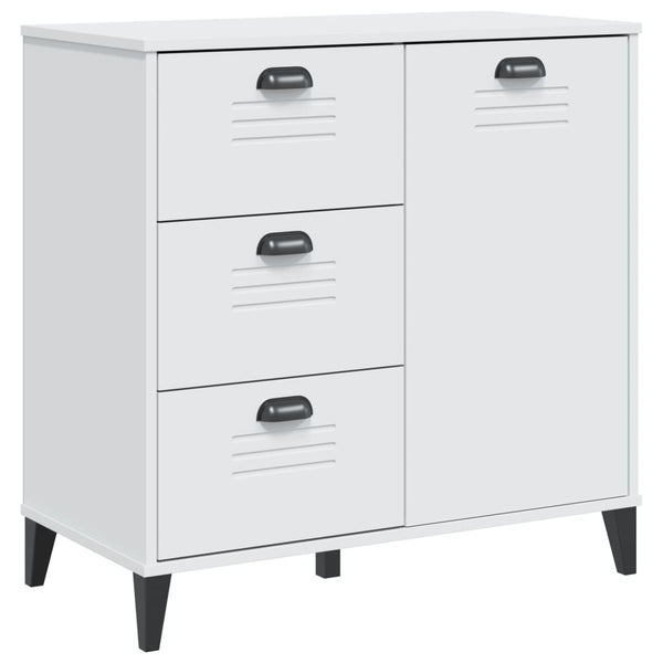 Weißes Sideboard VIKEN 80x80 cm