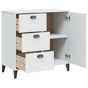 Weißes Sideboard VIKEN 80x80 cm