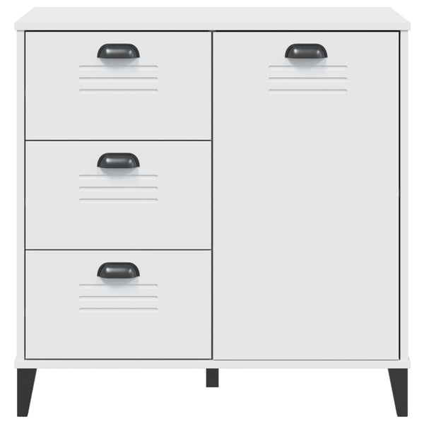 Weißes Sideboard VIKEN 80x80 cm