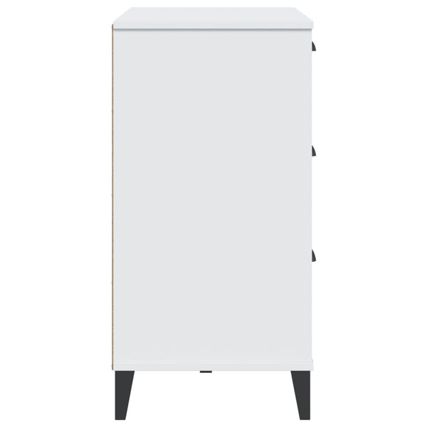 Weißes Sideboard VIKEN 80x80 cm