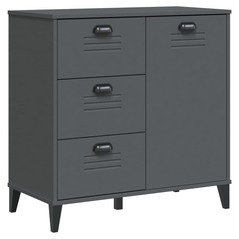 vidaXL Sideboard VIKEN Anthracite 80x40x80 cm Engineered Wood