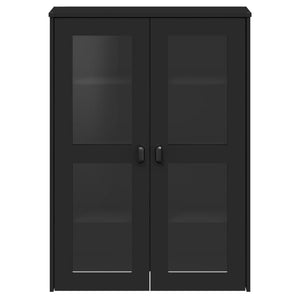 Highboard Aufsatz VIKEN, Schwarz