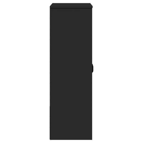 Highboard Aufsatz VIKEN, Schwarz