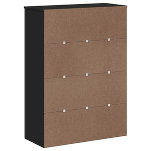Highboard Aufsatz VIKEN, Schwarz