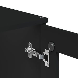 Highboard Aufsatz VIKEN, Schwarz