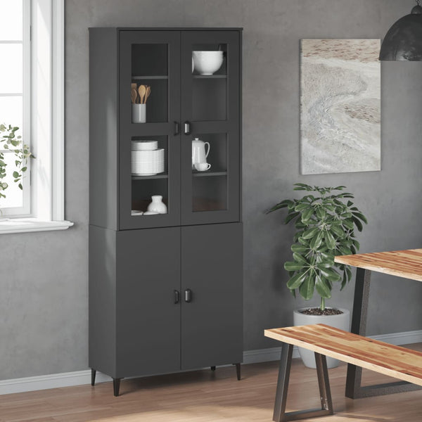 Highboard Aufsatz VIKEN Anthrazit
