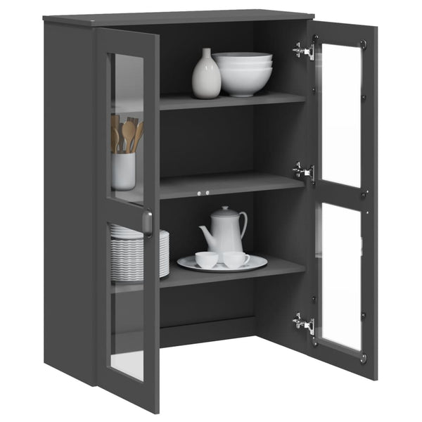 Highboard Aufsatz VIKEN Anthrazit