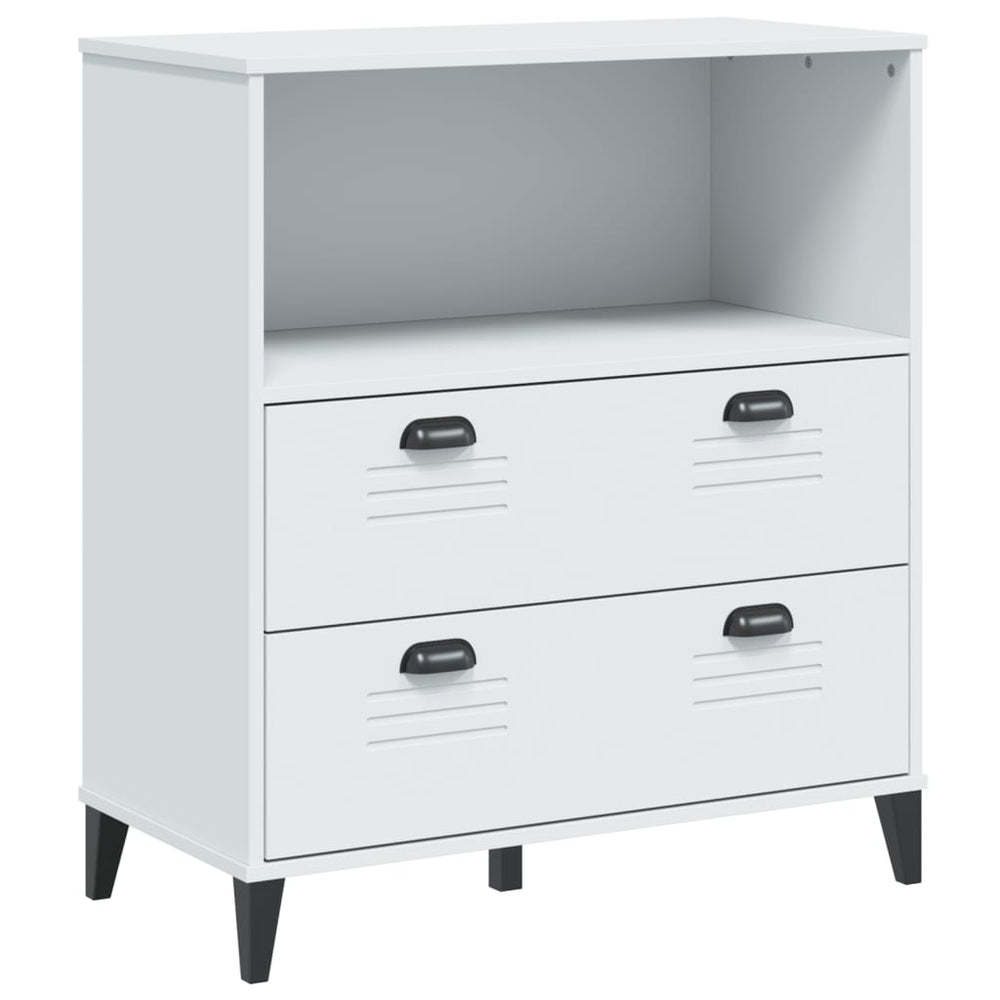 Bücherschrank VIKEN Weiß 80x40x90 cm