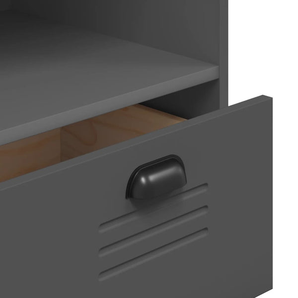Bücherschrank Anthrazit 80x90 cm