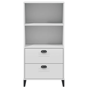 Bücherschrank VIKEN Weiß 60x35x123 cm