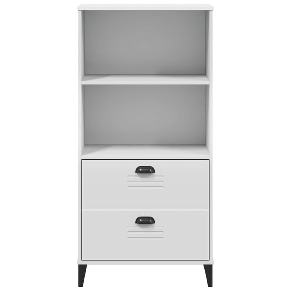 Bücherschrank VIKEN Weiß 60x35x123 cm