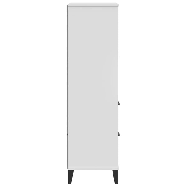 Bücherschrank VIKEN Weiß 60x35x123 cm