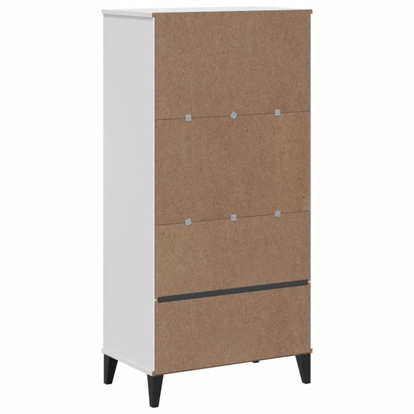 Bücherschrank VIKEN Weiß 60x35x123 cm