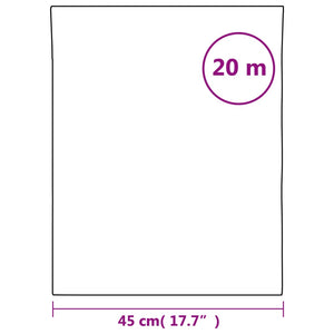 Fensterfolie Statisch Matt Grau 45x2000 cm PVC