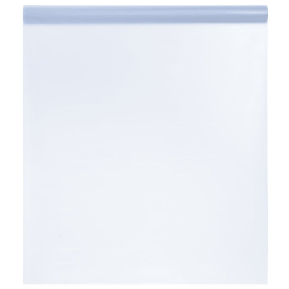 vidaXL Film de fenêtre statique mat gris 60x500 cm PVC