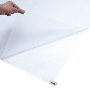 Fensterfolie Statisch Matt Grau 60x500 cm PVC