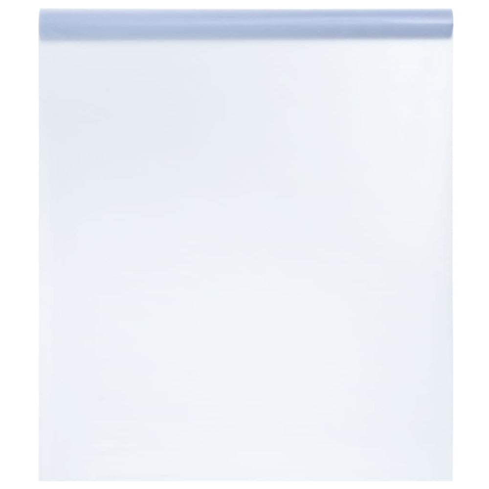 vidaXL Film pour fenêtre statique mat gris 90x1000 cm PVC