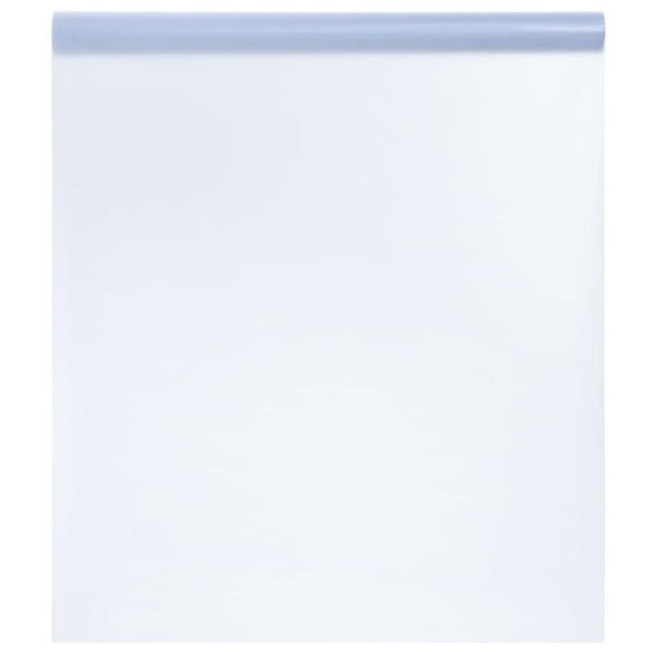 Fensterfolie Statisch Matt Grau 90x1000 cm PVC