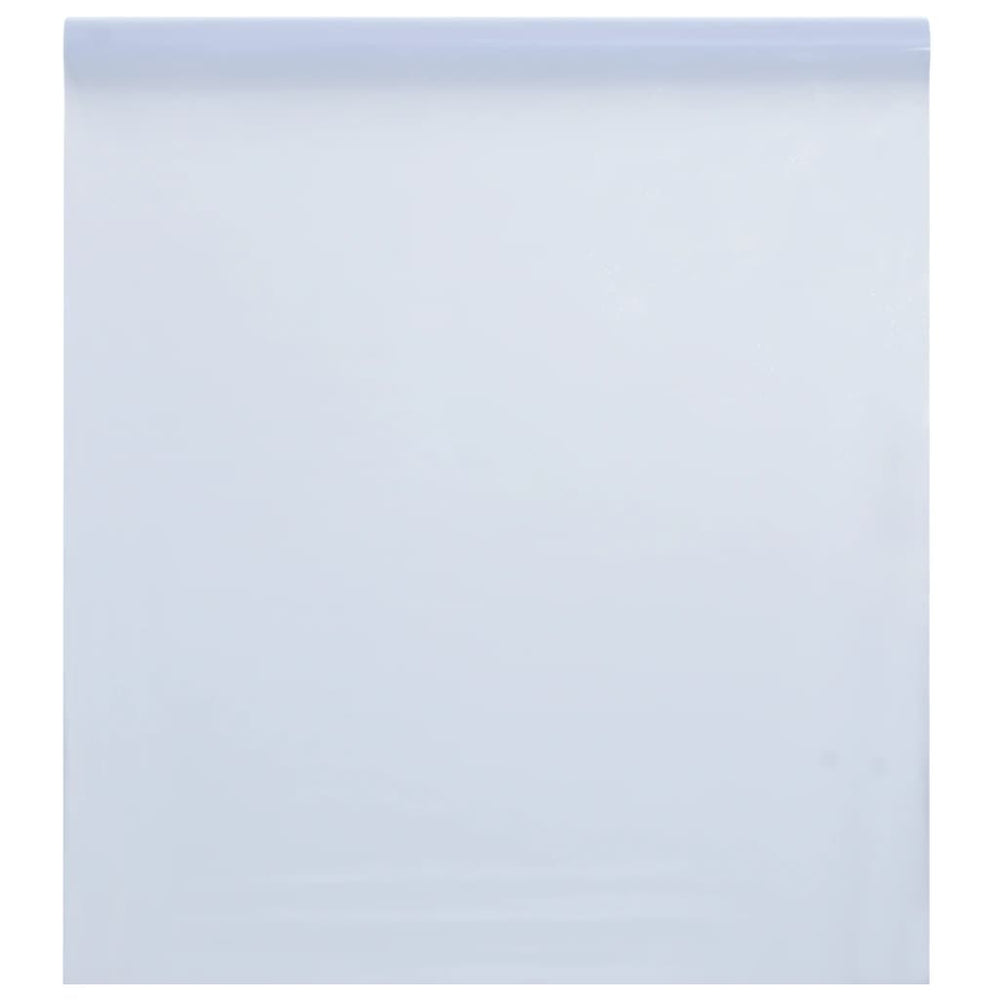 vidaXL Film adhésif pour fenêtre statique blanc mat 90x2000 cm PVC