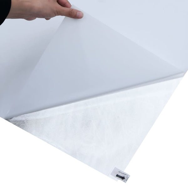 Fensterfolie Statisch Matt Weiß 90x2000 cm PVC