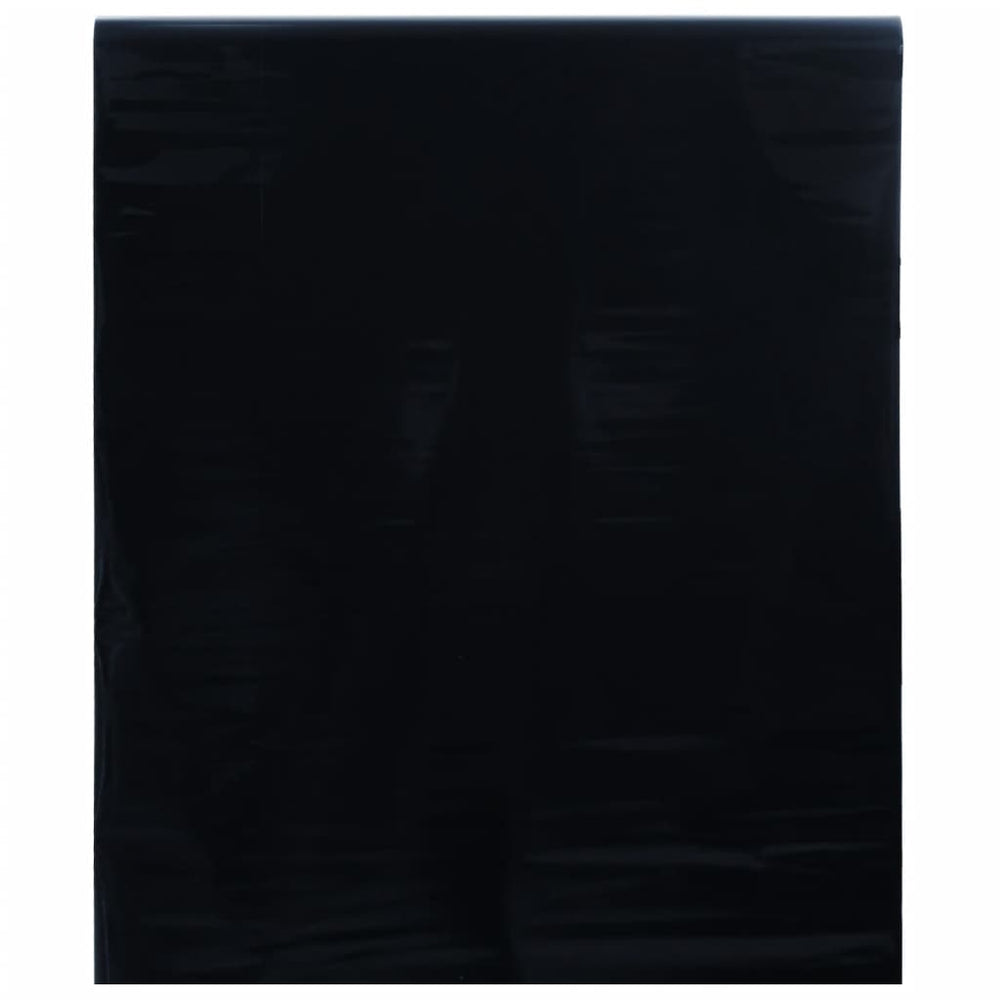 vidaXL Film pour fenêtre statique noir mat 45x500 cm PVC